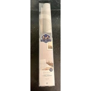 NIB New Scott Living Nu Wallpaper Self Adhesive Double Take Gold Metallic Finish